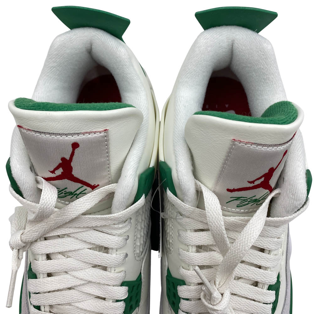 NIKE ナイキ DR5415-103 Air Jordan 4 Retro SP Pine Green AJ4 エアジョーダン4 レトロ パイングリーン スニーカー ホワイト系 グリーン系 27cm【極上美品】【中古】