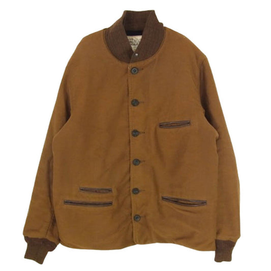SUGAR CANE シュガーケーン SC12901 9oz.MOLESKIN JACKET コットン モールスキン ジャケット ブラウン系 40【中古】
