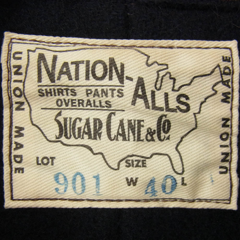 SUGAR CANE シュガーケーン SC12901 9oz.MOLESKIN JACKET コットン モールスキン ジャケット ブラウン系 40【中古】