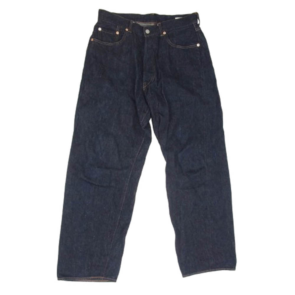 COMOLI コモリ 22AW W03-03003 5P ボタンフライ デニムパンツ インディゴブルー系 0 【中古】