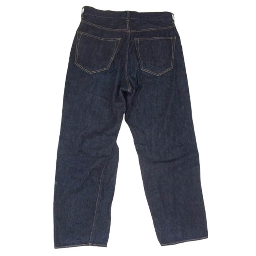 COMOLI コモリ 22AW W03-03003 5P ボタンフライ デニムパンツ インディゴブルー系 0 【中古】