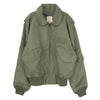 HOUSTON ヒューストン DLA-100-79-C-3124 79年モデル CWU-36/P ミリタリー フライト ジャケット オリーブ カーキ系 XS【中古】