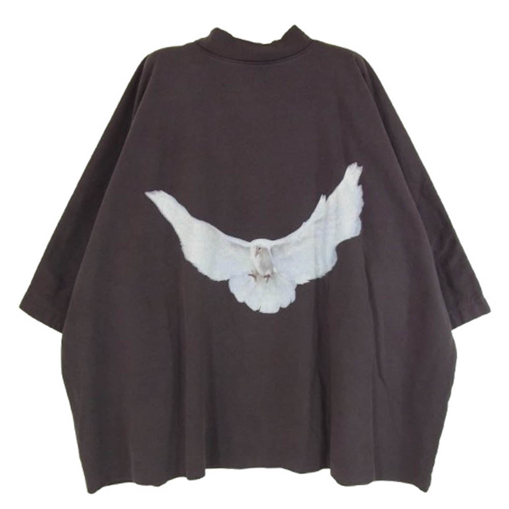 イージーギャップ 471281-03-1 YEEZY GAP ENGINEERED BY BALENCIAGA Dove no seam tee イージーギャップ 半袖 スウェット Tシャツ チャコール系 L【中古】