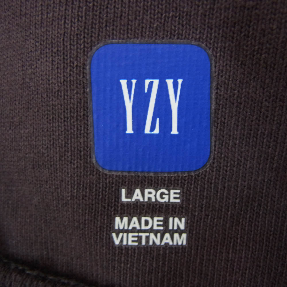 イージーギャップ 471281-03-1 YEEZY GAP ENGINEERED BY BALENCIAGA Dove no seam tee イージーギャップ 半袖 スウェット Tシャツ チャコール系 L【中古】