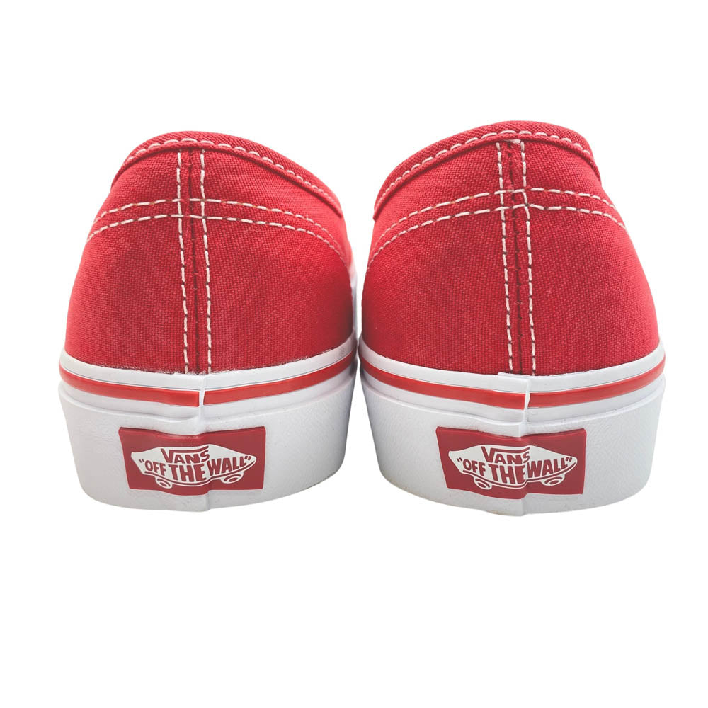 VANS バンズ VN000EE3RED オーセンティック AUTHENTIC RED ローカット スニーカー レッド系 25.5cm【極上美品】【中古】