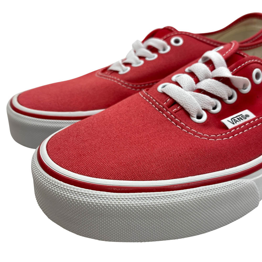VANS バンズ VN000EE3RED オーセンティック AUTHENTIC RED ローカット スニーカー レッド系 25.5cm【極上美品】【中古】