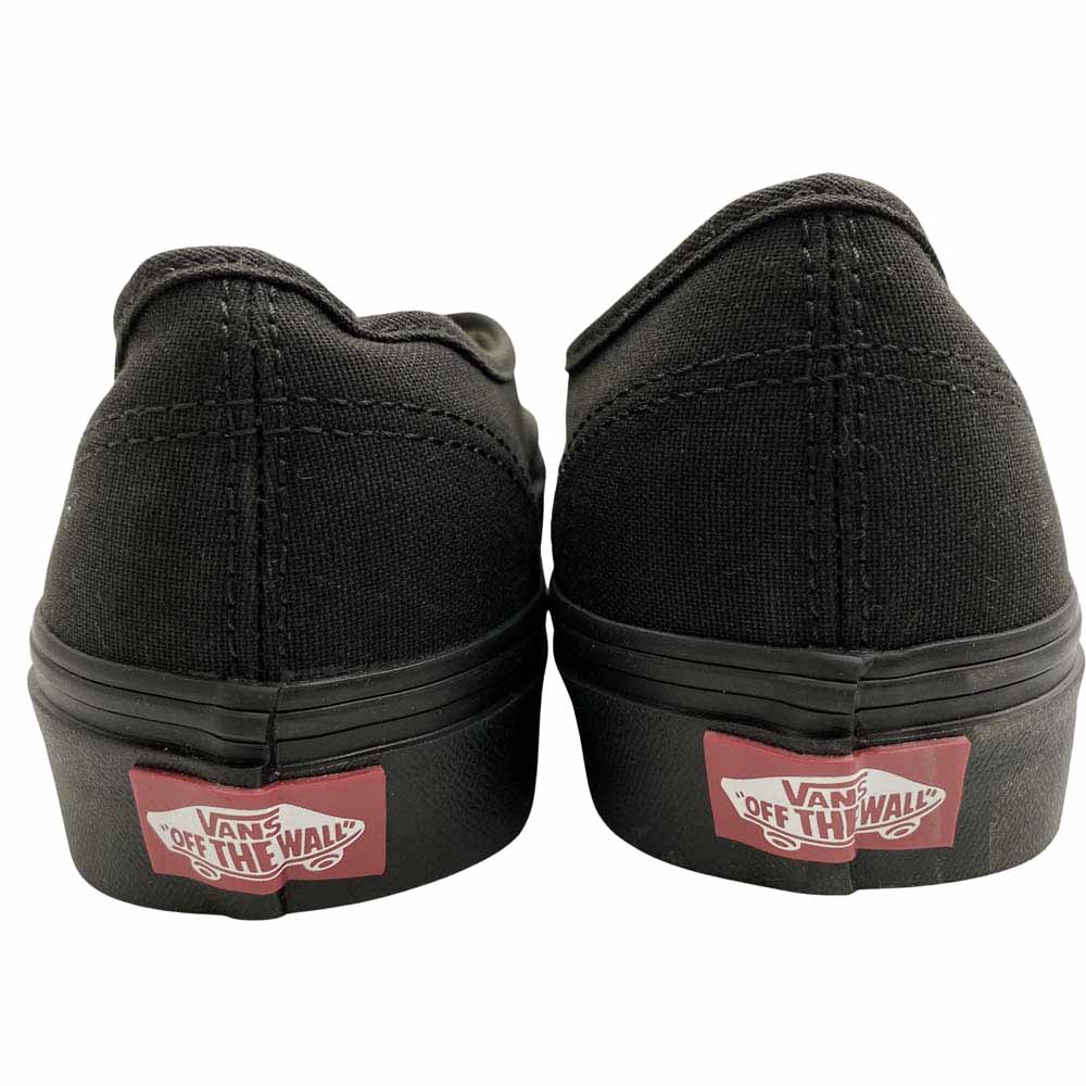 VANS バンズ VN000EE3BKA オーセンティック AUTHENTIC BLACK/BLACK ローカット スニーカー ブラック系 25.5cm【新古品】【未使用】【中古】