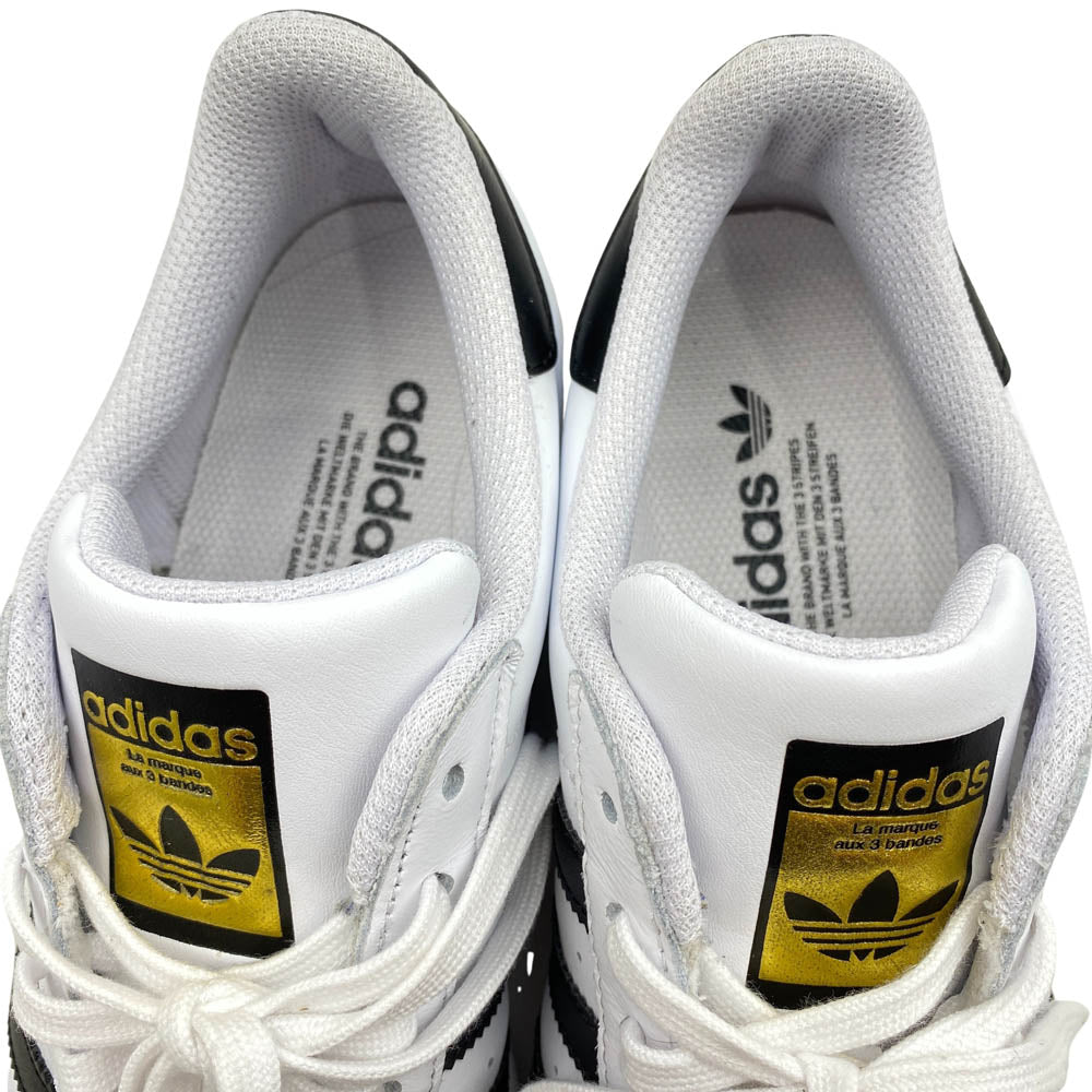 adidas アディダス EG4958 SUPERSTAR スーパースター ローカット スニーカー ブラック系 ホワイト系 25.5cm【中古】