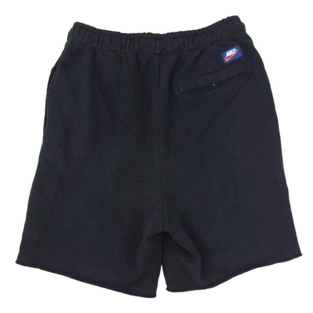 NIKE ナイキ IF1411-010 JORDAN BRAND M J AIR JDN RAIR FLC SHORT ダメージ加工 スウェット ハーフパンツ ショーツ ブラック系 M【中古】