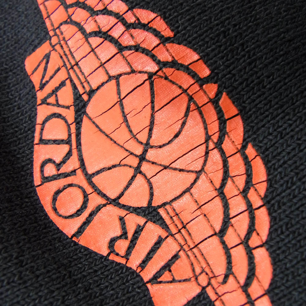 NIKE ナイキ IF1411-010 JORDAN BRAND M J AIR JDN RAIR FLC SHORT ダメージ加工 スウェット ハーフパンツ ショーツ ブラック系 M【中古】