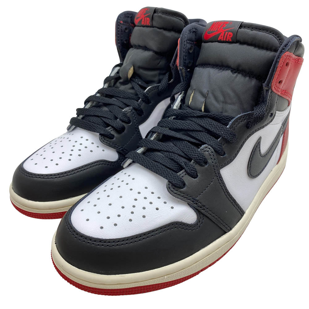 NIKE ナイキ DZ5485-106 Air Jordan 1 Retro High OG Black Toe Reimagined エアジョーダン1 レトロ ハイ OG ブラックトゥリイマジンド ハイカット スニーカー ブラック系 レッド系 25.5cm【新古品】【未使用】【中古】