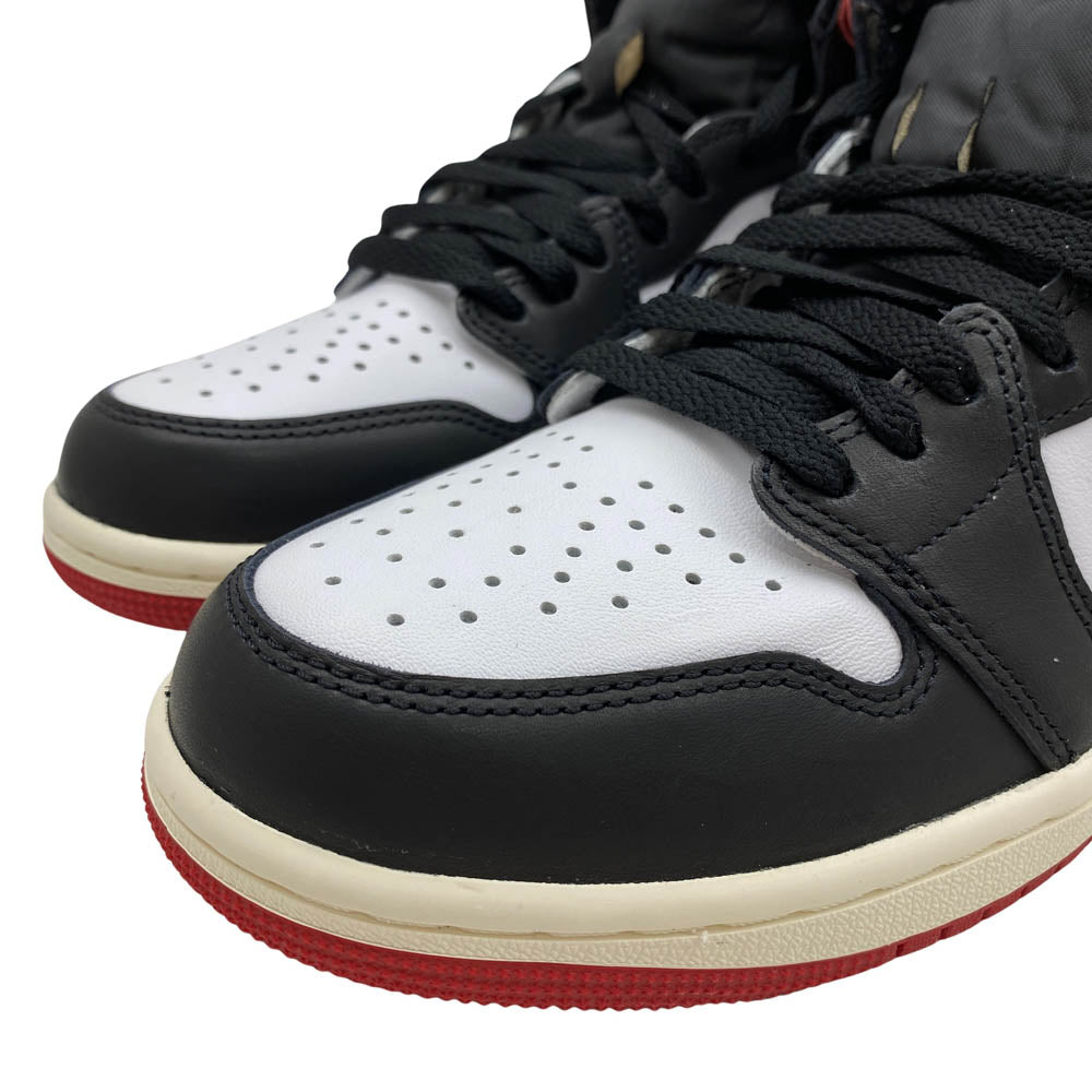 NIKE ナイキ DZ5485-106 Air Jordan 1 Retro High OG Black Toe Reimagined エアジョーダン1 レトロ ハイ OG ブラックトゥリイマジンド ハイカット スニーカー ブラック系 レッド系 25.5cm【新古品】【未使用】【中古】