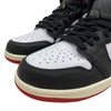 NIKE ナイキ DZ5485-106 Air Jordan 1 Retro High OG Black Toe Reimagined エアジョーダン1 レトロ ハイ OG ブラックトゥリイマジンド ハイカット スニーカー ブラック系 レッド系 25.5cm【新古品】【未使用】【中古】
