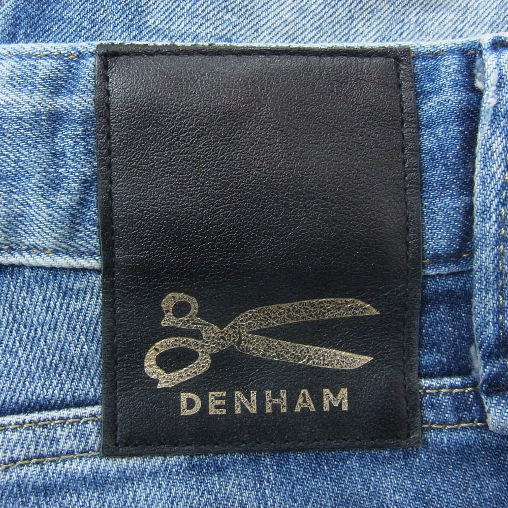 DENHAM デンハム RAZOR SLIM FIT ボタンダウン スリムフィット デニムパンツ インディゴブルー系 W28L32【中古】
