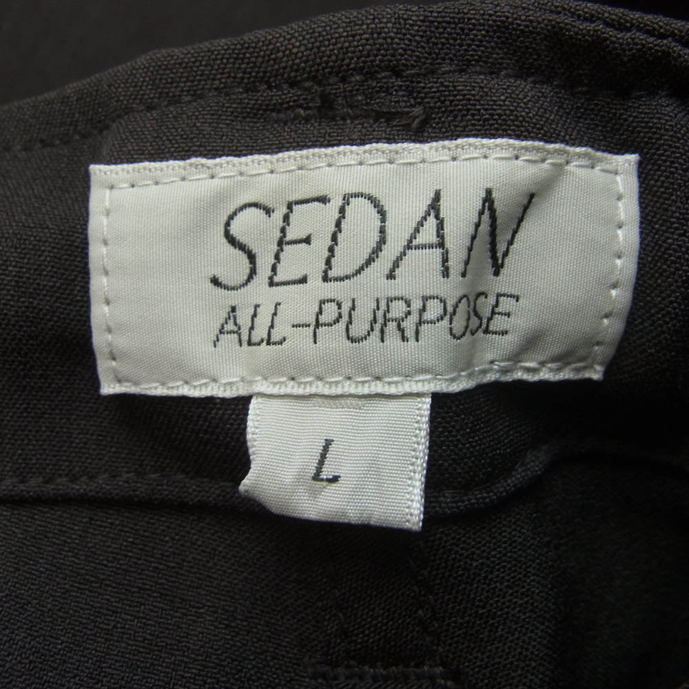 セダン オールパーパス 24AW Tech Wool Over Pant テック ウール オーバー パンツ ブラウン系 L【中古】