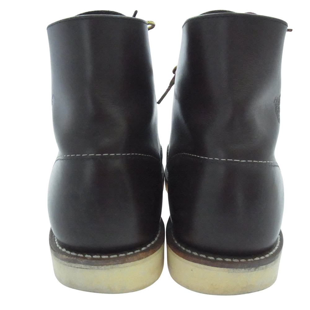 RED WING レッドウィング 8134 PlainToe ラウンドトゥ ブーツ チョコレート クローム ブラウン系 US8D【中古】