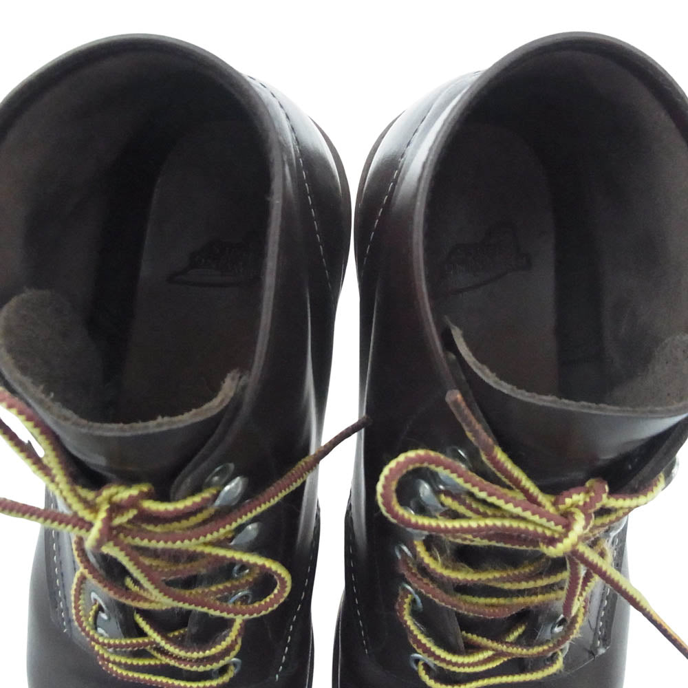 RED WING レッドウィング 8134 PlainToe ラウンドトゥ ブーツ チョコレート クローム ブラウン系 US8D【中古】