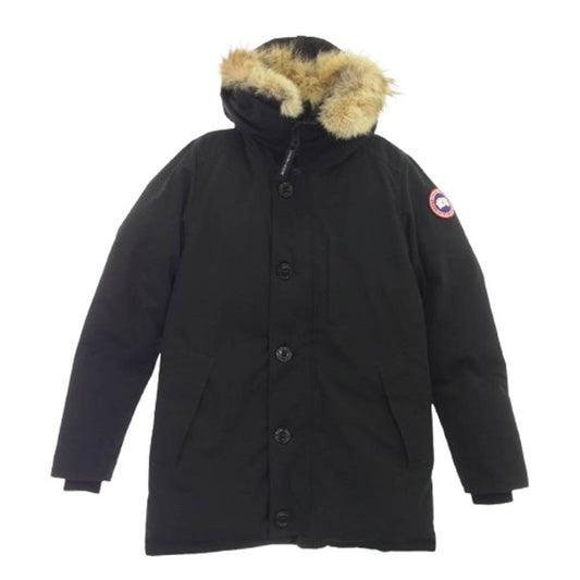 CANADA GOOSE カナダグース 3438JM R 国内正規 グリフィンタグ JASPER ジャスパー パーカー ダウン ジャケット ブラック系 M【中古】