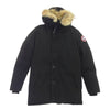 CANADA GOOSE カナダグース 3438JM R 国内正規 グリフィンタグ JASPER ジャスパー パーカー ダウン ジャケット ブラック系 M【中古】