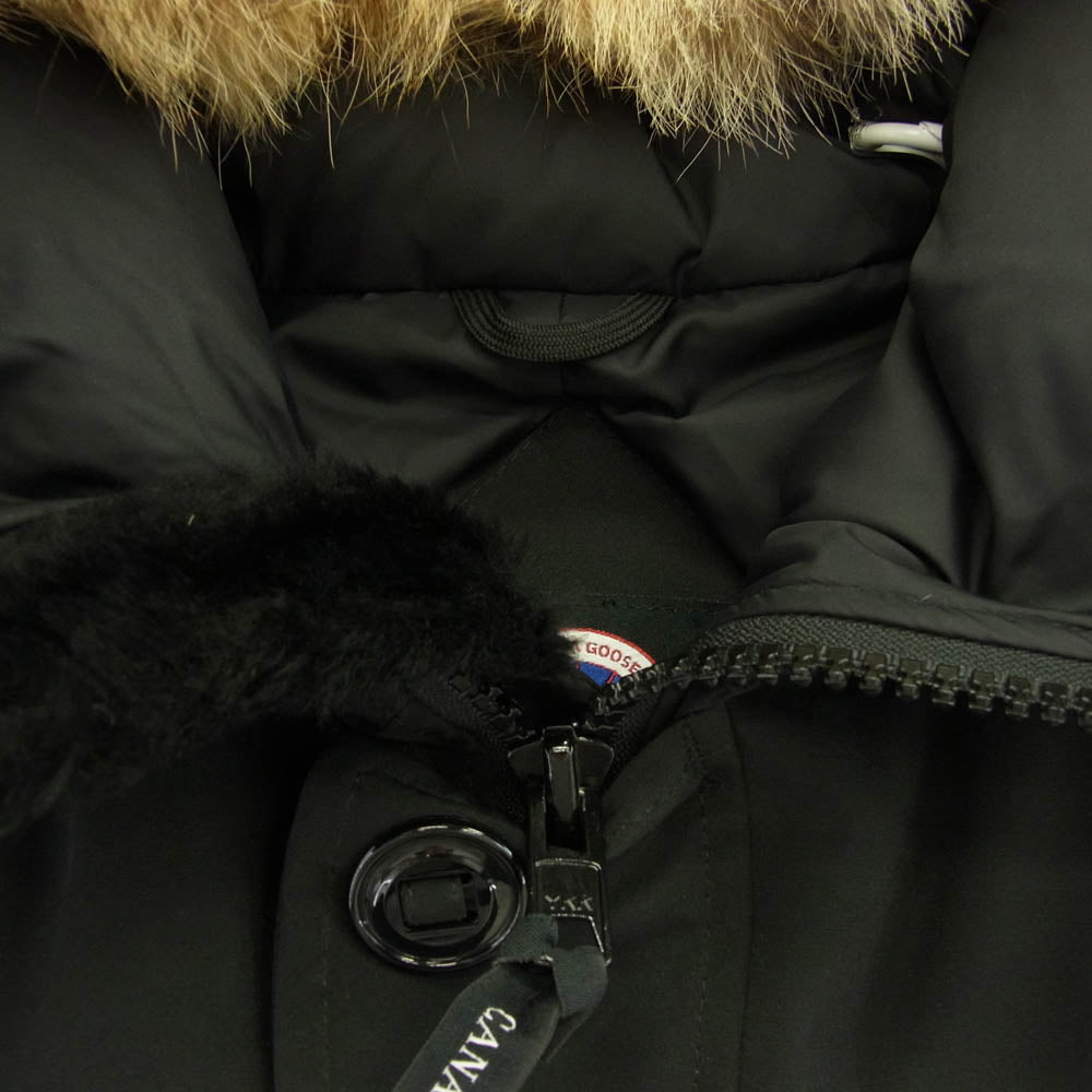 CANADA GOOSE カナダグース 3438JM R 国内正規 グリフィンタグ JASPER ジャスパー パーカー ダウン ジャケット ブラック系 M【中古】