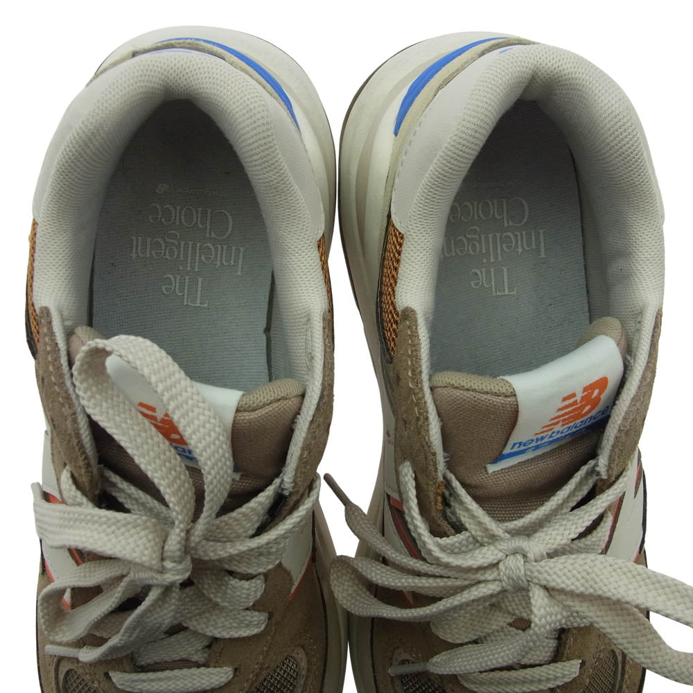 NEW BALANCE ニューバランス M5740SND スエード メッシュ ローカット スニーカー ブラウン系 27cm【中古】