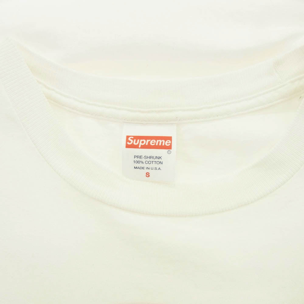 Supreme シュプリーム 19AW New Shit Tee AUTHORIZED DEALER 反転ロゴ プリント 半袖 Tシャツ ホワイト S ホワイト系 S【中古】
