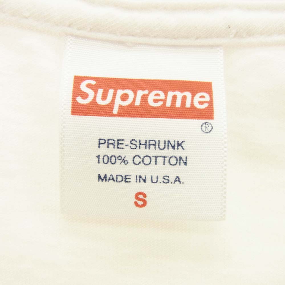 Supreme シュプリーム 19AW New Shit Tee AUTHORIZED DEALER 反転ロゴ プリント 半袖 Tシャツ ホワイト S ホワイト系 S【中古】