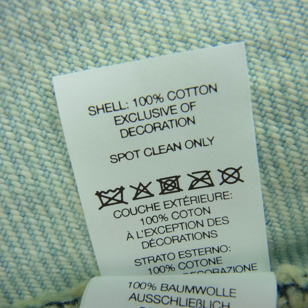 Supreme シュプリーム 25SS Denim Crusher Light Washed Indigo デニム クラッシャー ライト ウォッシュド インディゴ バケットハット ライトブルー系 SMALL/MEDIUM【中古】