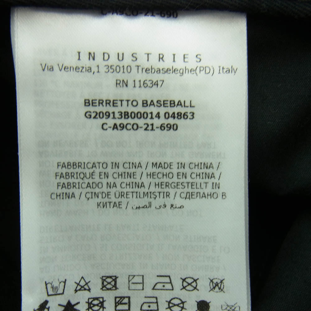 MONCLER モンクレール 21AW G20913B00014 04863 モンクレールジャパンタグ ロゴ ツイル ベースボール キャップ ブラック系【中古】