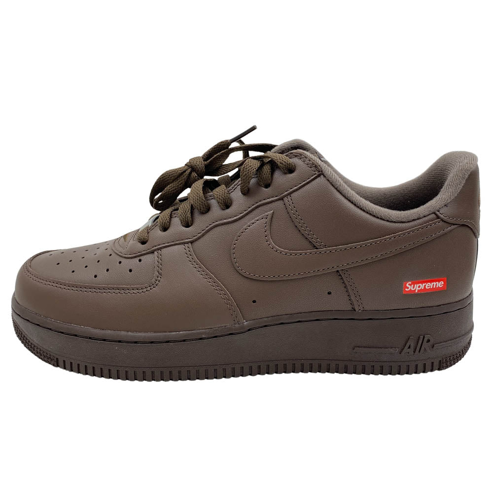Supreme シュプリーム CU9225-200 × Nike ナイキ Air Force 1 Low Baroque Brown エアフォース1 ローカットスニーカー ブラウン系 27.5cm【新古品】【未使用】【中古】
