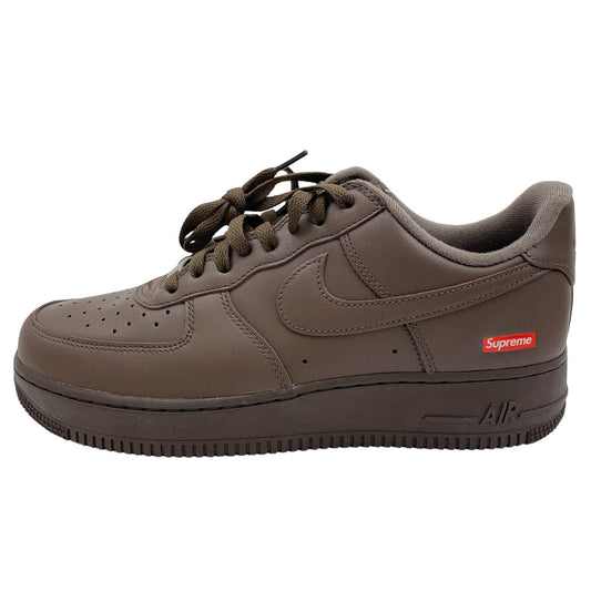 Supreme シュプリーム CU9225-200 × Nike ナイキ Air Force 1 Low Baroque Brown エアフォース1 ローカットスニーカー ブラウン系 27.5cm【新古品】【未使用】【中古】
