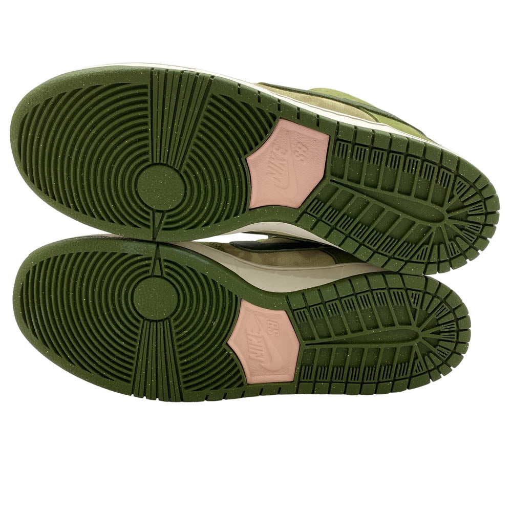 NIKE ナイキ HF8022-300 SB × Yuto Horigome ホリゴメユウト 堀米雄斗 フェイクバスターズ鑑定済 Dunk Low Matcha ダンク ロー 抹茶 スニーカー グリーン系 28cm【新古品】【未使用】【中古】