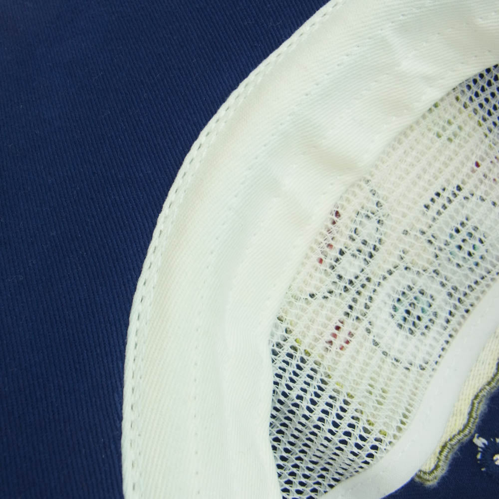 Supreme シュプリーム 25SS x Sponge Bob Hamilton 6-Panel スポンジボブ キャップ ネイビー系 ライトブルー系 サイズ表記無し【中古】