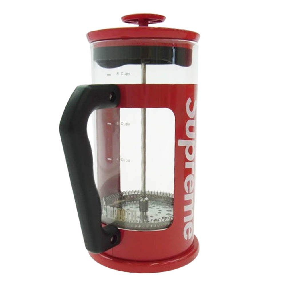 Supreme シュプリーム 24SS × Bialetti 8-Cup French Press 8カップ フレンチ プレス レッド系【新古品】【未使用】【中古】