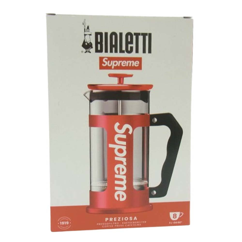 Supreme シュプリーム 24SS × Bialetti 8-Cup French Press 8カップ フレンチ プレス レッド系【新古品】【未使用】【中古】