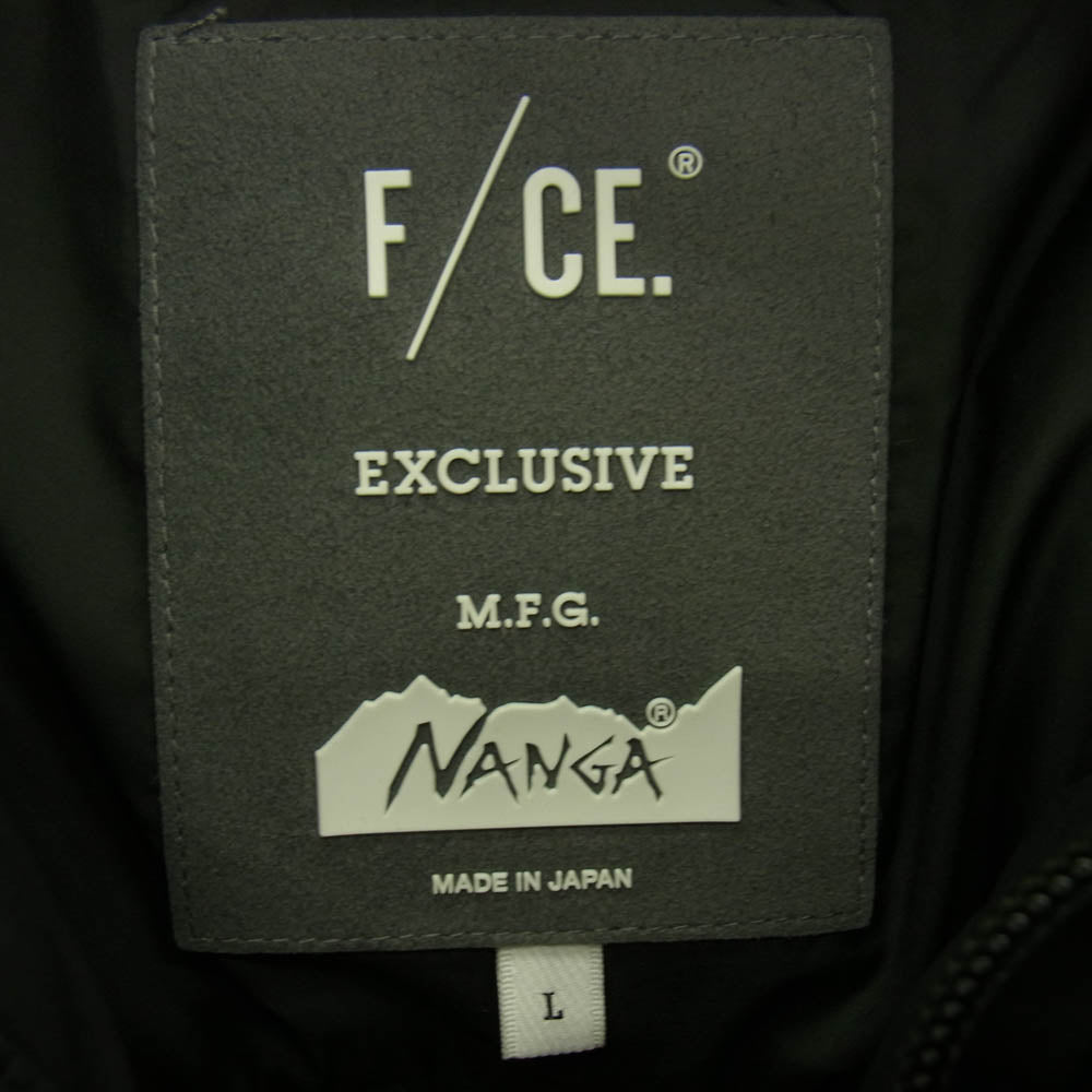 F/CE エフ シーイー FNA09242U0001 × NANGA FT M-51 TYPE DOWN COAT ナンガ FT M-51 タイプ ダウン コート ブラック系 L【中古】