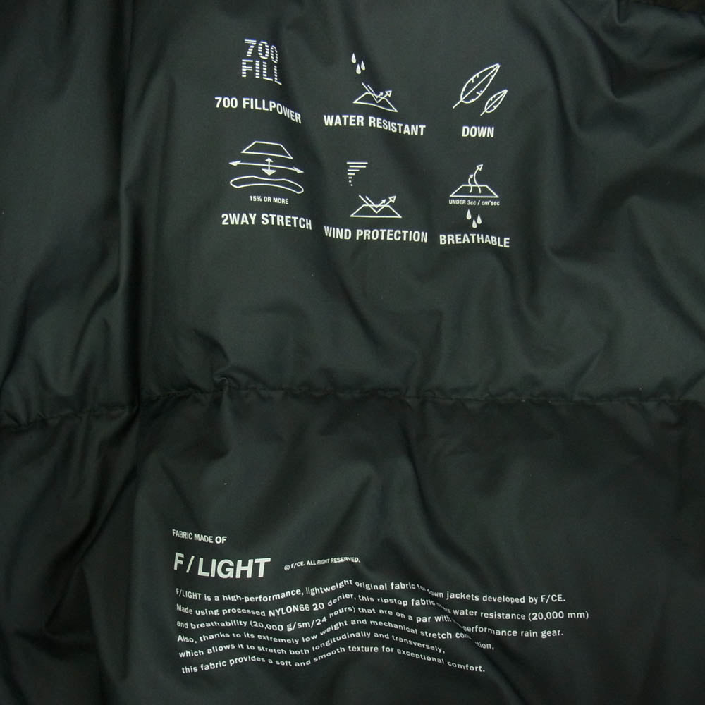 F/CE エフ シーイー FNA09242U0001 × NANGA FT M-51 TYPE DOWN COAT ナンガ FT M-51 タイプ ダウン コート ブラック系 L【中古】