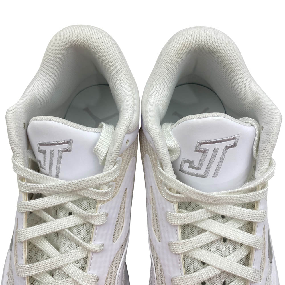 NIKE ナイキ FQ1304-100 Jordan Tatum 1 Team Bank White Grey Fog ジョーダン テイタム1 チームバンク スニーカー ホワイト系 26cm【中古】