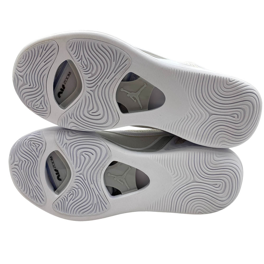 NIKE ナイキ FQ1304-100 Jordan Tatum 1 Team Bank White Grey Fog ジョーダン テイタム1 チームバンク スニーカー ホワイト系 26cm【中古】