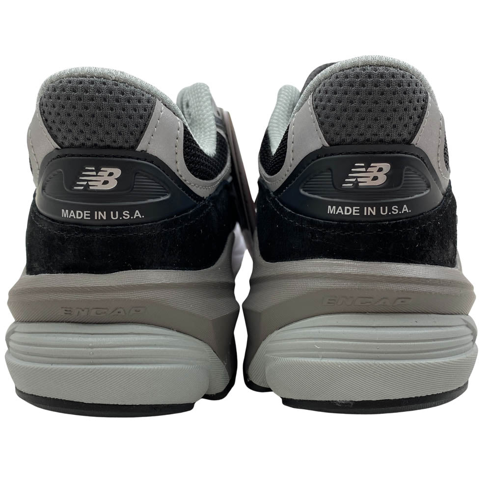 NEW BALANCE ニューバランス M990BK6 V6 USA製 スエード メッシュ ローカット ニーカー ブラック系 26cm【極上美品】【中古】