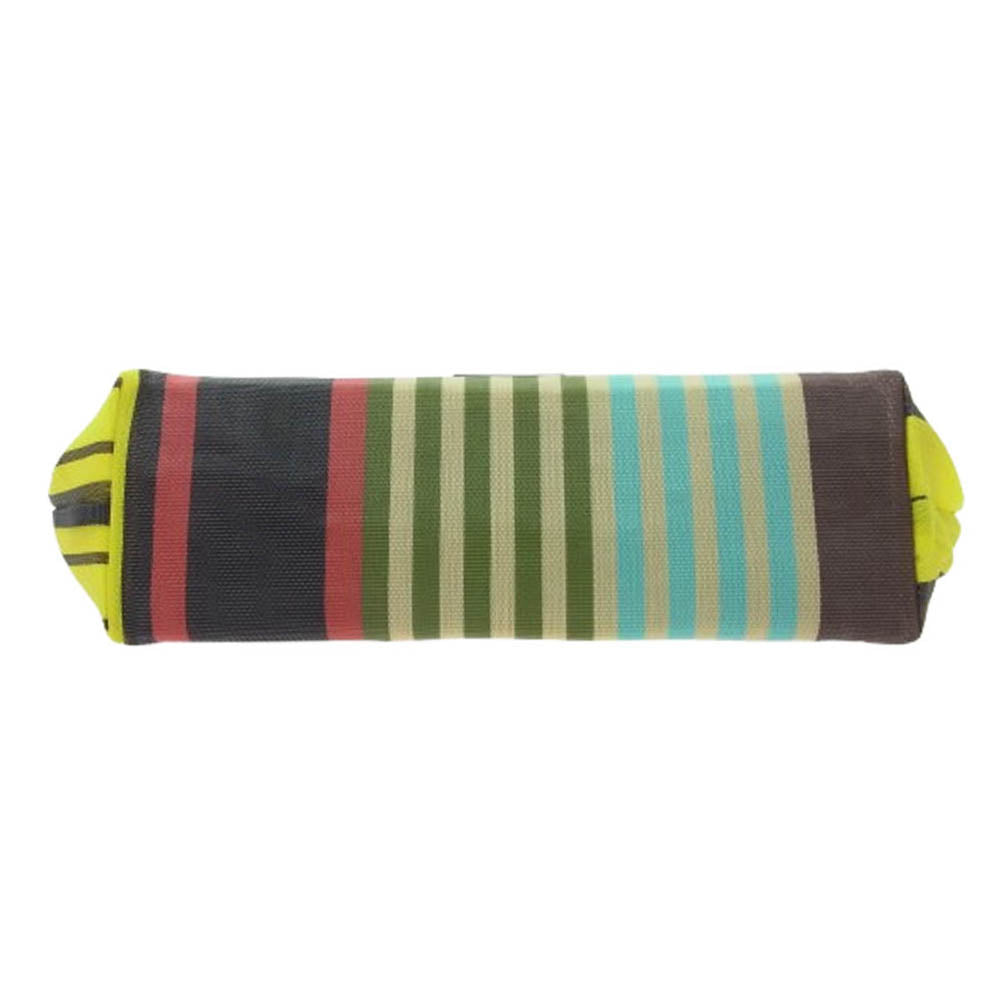 MARNI マルニ SHOPPING BAG マルチストライプ ショッピング トートバッグ マルチカラー系【中古】
