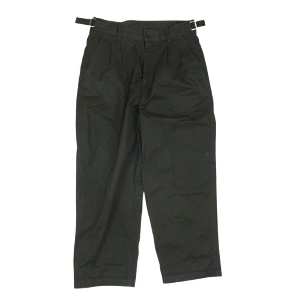 MARGARET HOWELL マーガレットハウエル 596-3140504 WASHED CHINO COTTON ウォッシュド チノ トラウザー チノパン ブラック系 M【中古】