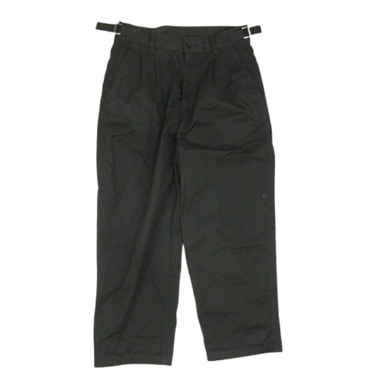 MARGARET HOWELL マーガレットハウエル 596-3140504 WASHED CHINO COTTON ウォッシュド チノ トラウザー チノパン ブラック系 M【中古】