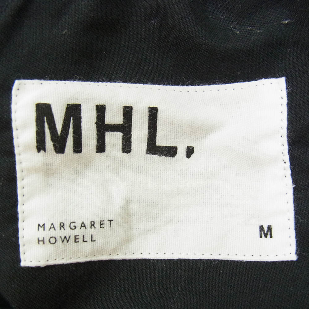 MARGARET HOWELL マーガレットハウエル 596-3140504 WASHED CHINO COTTON ウォッシュド チノ トラウザー チノパン ブラック系 M【中古】