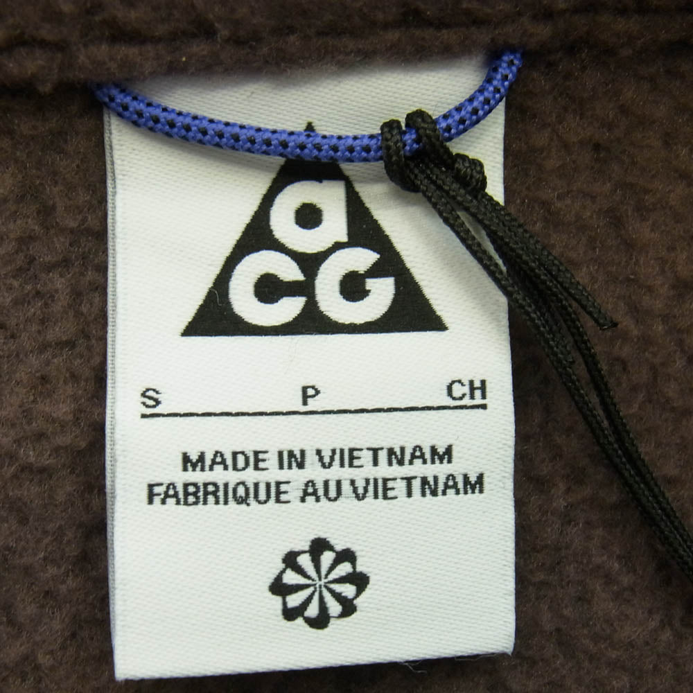 NIKE ナイキ FN2449-237 ACG Arctic Wolf フリース ボア ベスト ブラウン系 S【美品】【中古】