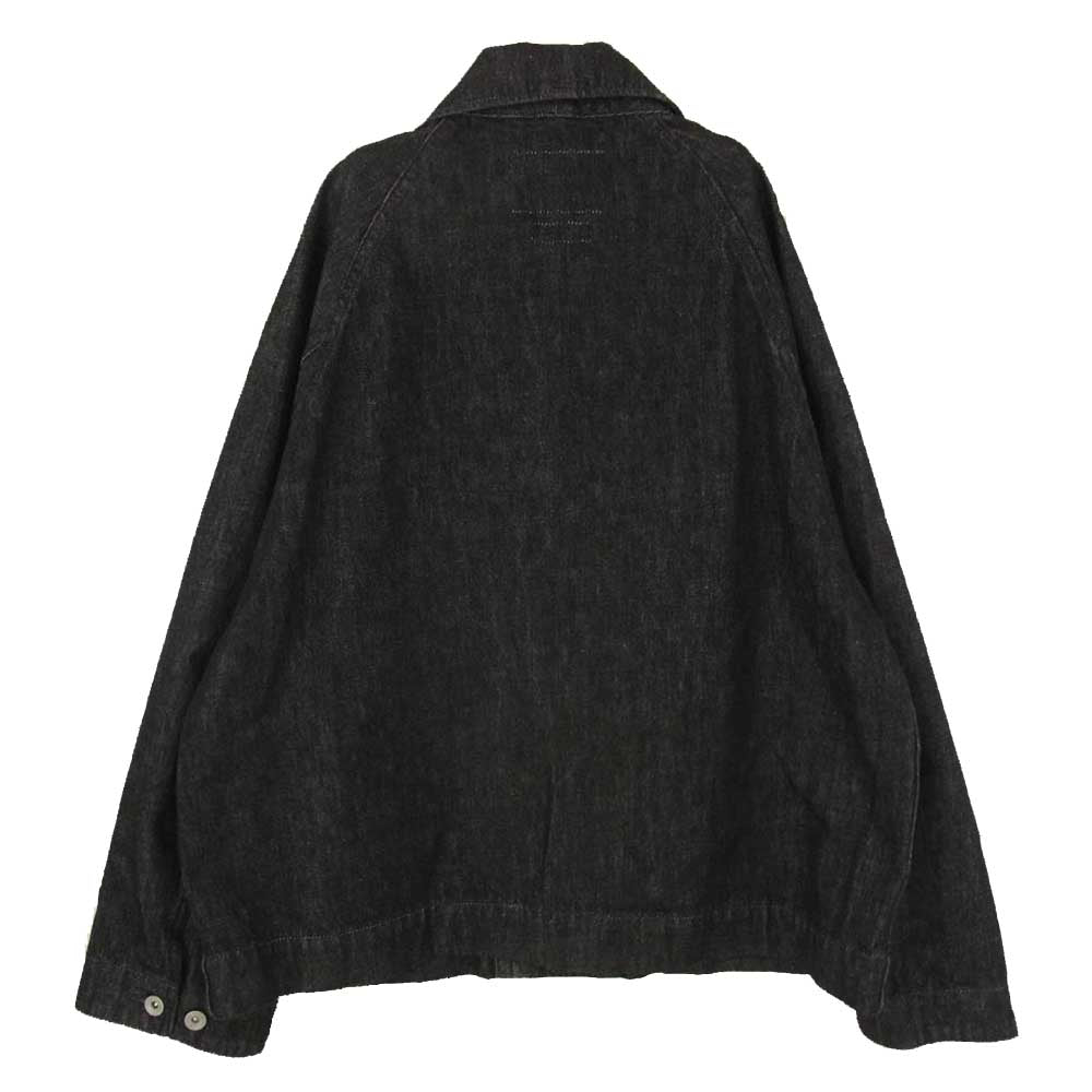 MARGARET HOWELL マーガレットハウエル 596-3225503 CANTON ブラック デニムジャケット ブルゾン ブラック系 38【中古】