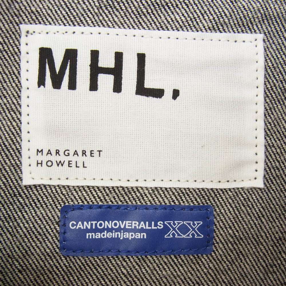 MARGARET HOWELL マーガレットハウエル 596-3225503 CANTON ブラック デニムジャケット ブルゾン ブラック系 38【中古】