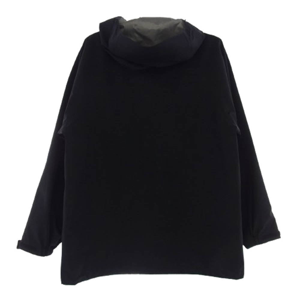 MARGARET HOWELL マーガレットハウエル 579-4117001 MIZUNO ミズノ別注 GORE-TEX WATER PROOFED POLYESTER POPLIN ゴアテックス ジャケット マウンテンパーカー ブラック系 S【中古】