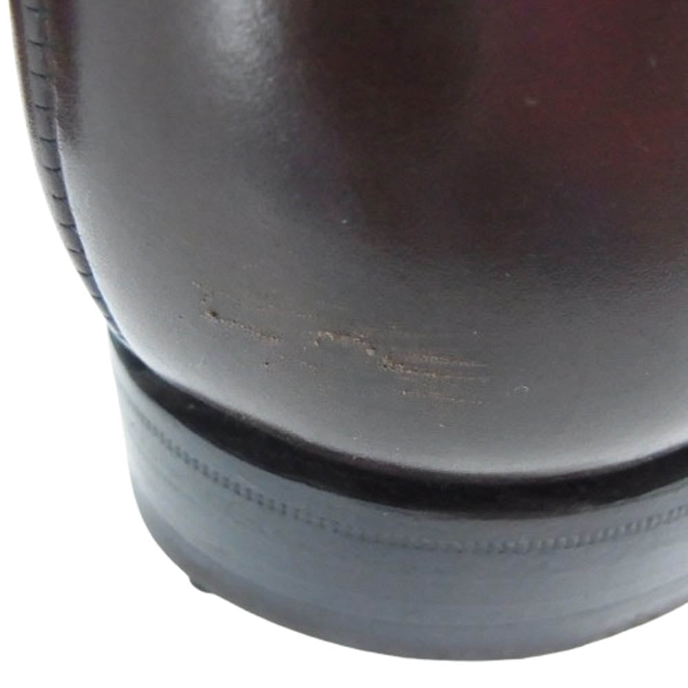 CROCKETT&JONES クロケットアンドジョーンズ BOSTON 3 ボストン ローファー レザー シューズ ブラウン系 7.5【中古】