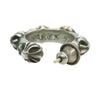 CHROME HEARTS クロムハーツ（原本無） HOOP CROSS クロスバンド フープ ピアス シルバー系【中古】